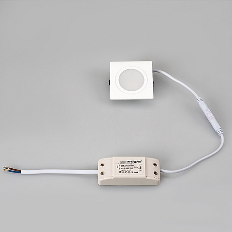 Arlight Светодиодный светильник LTM-S60x60WH-Frost 3W Day White 110deg (IP40 Металл, 3 года)