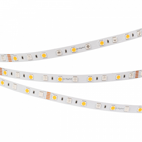 Arlight Светодиодная лента RTW-SE-B60-10mm 24V RGBW-White (14.4 W/m, IP65, 5060, 5m) (Открытый)