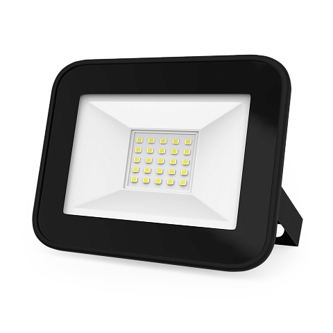 Gauss Прожектор Elementary 20W 1750lm 200-240V 6500К IP65 PROMO черный LED