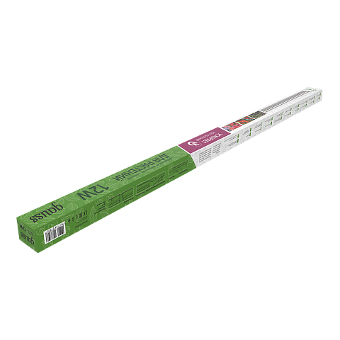 Gauss Светильник Fito для растений 12W 350lm 175-265V IP20 865*25*37мм, фиолет спектр LED 5