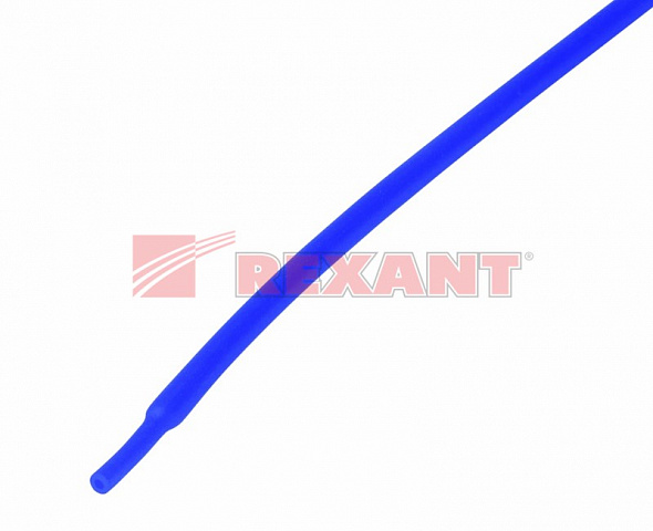 2.0 / 1.0 мм 1м термоусадка синяя Rexant