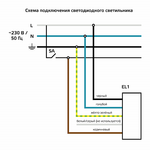 Gauss Светильник офисный MiR 35W 3000lm 6500K IP40 595*595*50мм опал с БАП LED