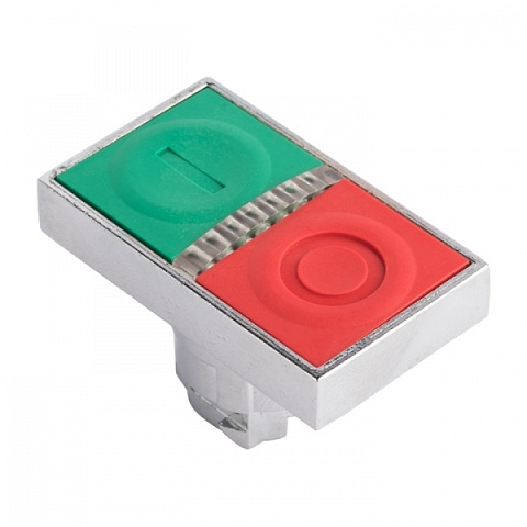 EKF PROxima Исполнительный механизм кнопки XB4 "пуск-стоп" плоский возвратный без фиксации, с подсветкой