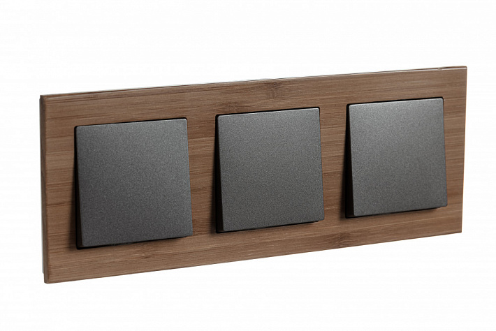 SE Atlasdesign NATURE 3-постовая Рамка, дерево бамбук