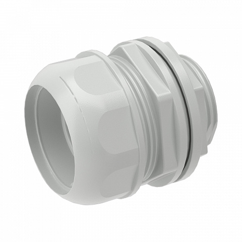 DKC Переходник арм. труба-коробка(дюйm) D=20mm, серый, IP65