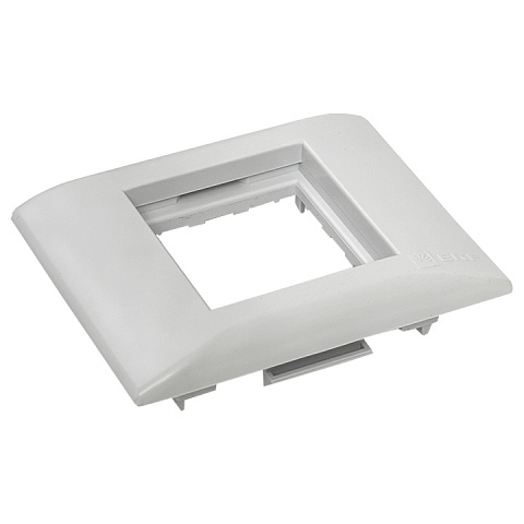 EKF PROxima Рамка+суппорт на 2 модуля (1 пост) для парапетного кабельного канала C-Line