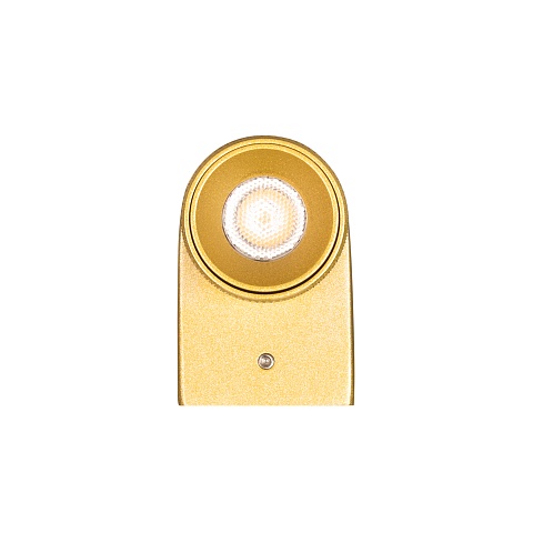 Arlight Светильник SP-SPICY-WALL-MINI-S60x39-3W Warm3000 (GD, 40 deg, 230V) (IP20 Металл, 3 года)