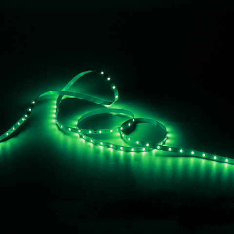 Gauss Лента LED Elementary 2835 -SMD 4.8W 12V DC зеленый IP20 (ZIP Bag 5м)