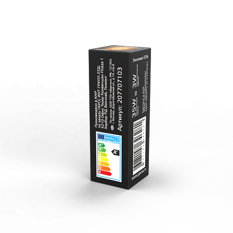 Gauss Лампа G4 12V 3W 230lm 2700K силикон LED