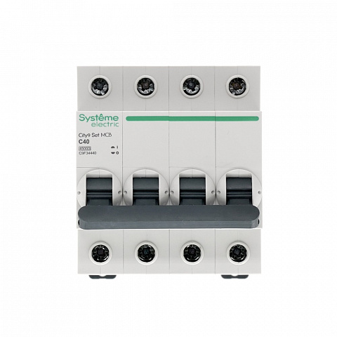 Systeme Electric City9 Set Автоматический выключатель (АВ) С 40А 4P 4.5kA 400В
