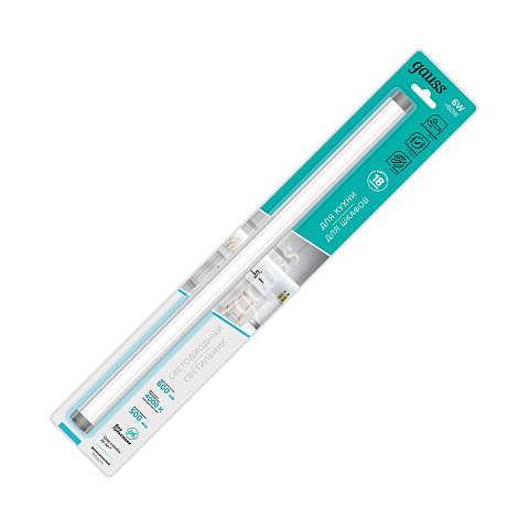 Gauss Модульный светильник дополнительный модель G 6W 600lm 4000K 12V 500mm ADD