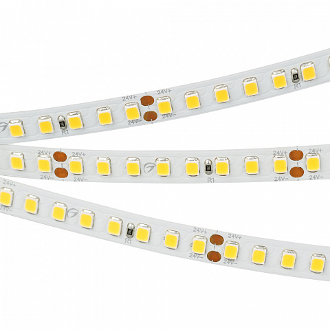 Arlight Светодиодная лента RT-A160-8mm 24V White6000 (12 W/m, IP20, 2835, 50m) (высок.эфф.150 лм/Вт)