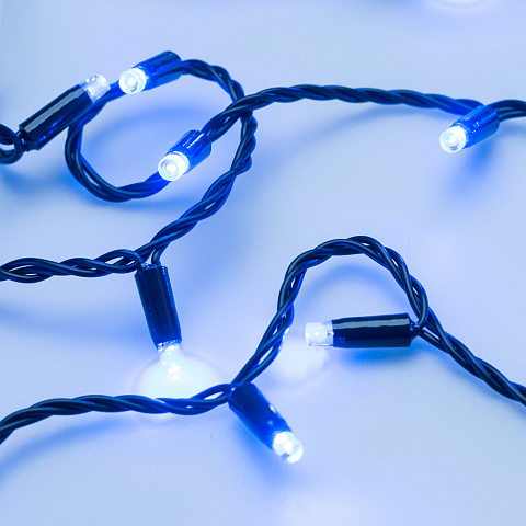 Arlight Светодиодная гирлянда ARD-STRING-CLASSIC-10000-BLACK-100LED-STD BLUE (230V, 7W) (Ardecoled, IP65)
