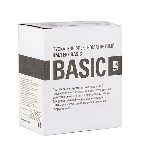 EKF Basic Пускатель электромагнитный серии ПМЛ-1161М 12А 230В  Basic