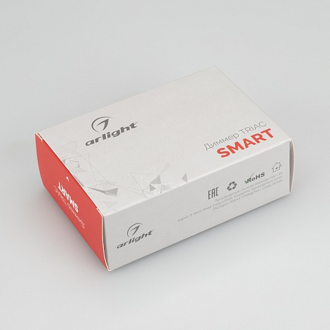 Arlight Диммер SMART-D2-DIM-SUF (230V, 2A, TRIAC, 2.4G) (IP20 Пластик, 5 лет)