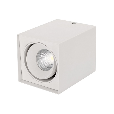 Arlight Светильник SP-CUBUS-S100x100WH-11W Warm White 40deg (IP20 Металл, 3 года)