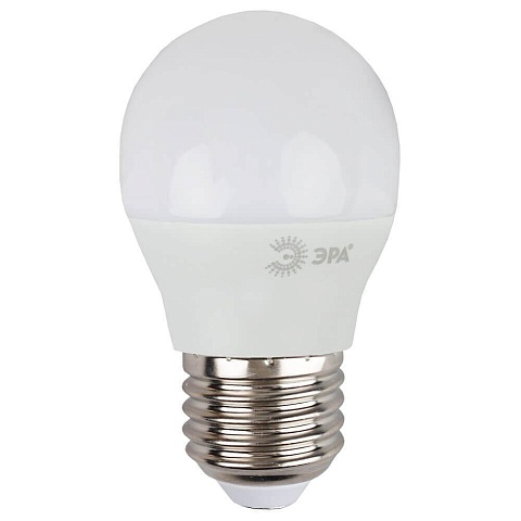 ЭРА LED P45-9W-827-E27 (диод, шар, 9Вт, тепл, E27)