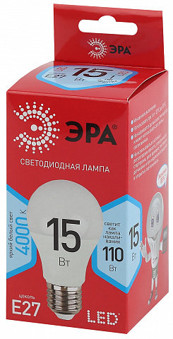 ЭРА LED A60-15W-840-E27 R (диод, груша, 15Вт, нейт, E27)