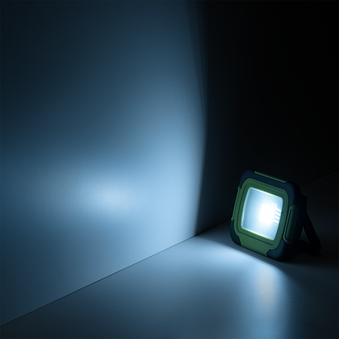 Gauss Прожектор Portable 10W 700lm IP44 6500К зеленый LED