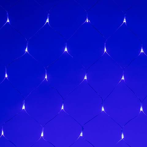 Arlight Светодиодная гирлянда ARD-NETLIGHT-HOME-1500x1500-CLEAR-150LED Blue (230V, 12W) (Ardecoled, IP20)