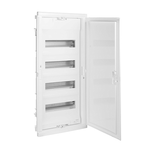 Legrand Nedbox Шкаф встраиваемый 48+8М белая дверь