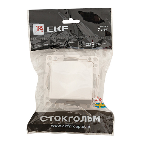 EKF PROxima Стокгольм Белый Кабельный вывод