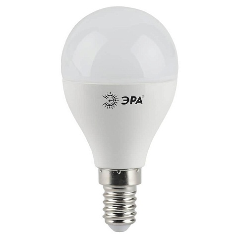 ЭРА LED P45-9W-827-E14 (диод, шар, 9Вт, тепл, E14)