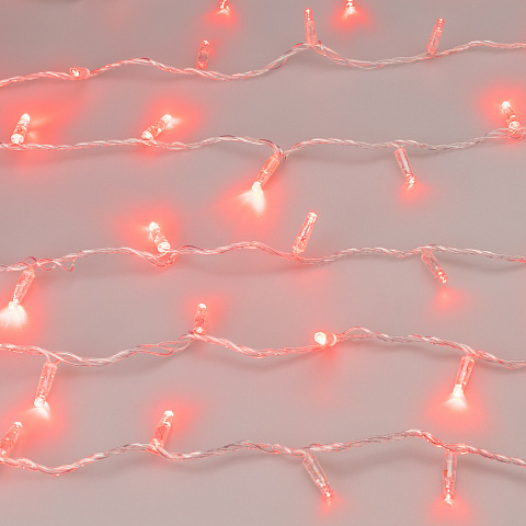 Arlight Светодиодная гирлянда ARD-STRING-CLASSIC-1000-CLEAR-100LED-PULSE Red (230V, 7W) (Ardecoled, IP65)