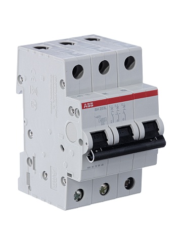 ABB Выключатель автоматический 3-пол. SH203L C6
