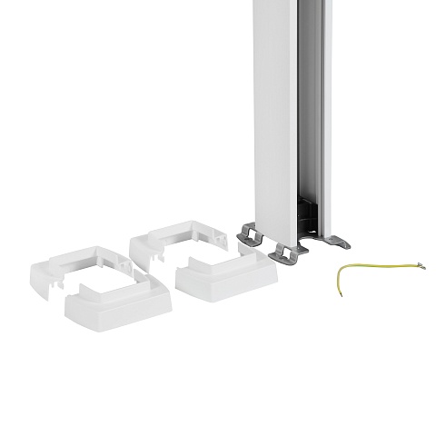 Legrand Snap-On колонна алюминиевая с крышкой из пластика 1 секция 4,02 метра, с возможностью увеличения высоты колонны до 5,3 метра,  цвет белый