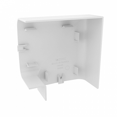 DKC In-Liner Front Угол плоский в сборе с разделителем для короба 90х50мм