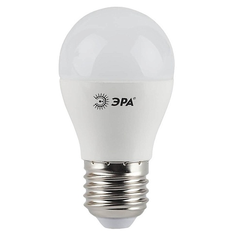 ЭРА LED P45-5W-827-E27 (диод, шар, 5Вт, тепл, E27)