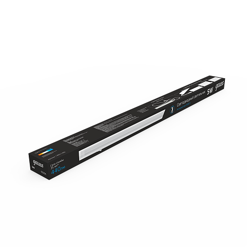Gauss Светильник TL линейный 5W 440lm 6500K IP20 312х22х37 (к.п. 1м, Коннект2шт, креп 1шт) LED 5