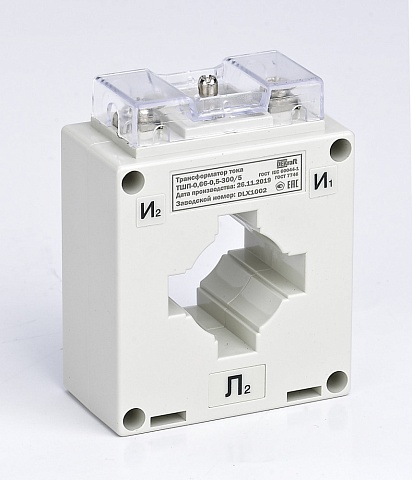 DEKraft Трансформатор тока ТШП-0,66 0,5 300/5 5ВА, диаметр 30мм