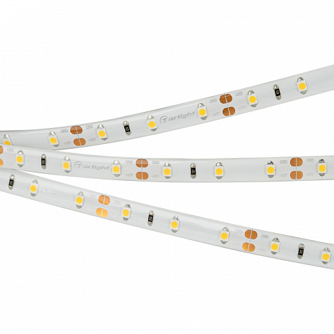Arlight Лента герметичная RTW-SE-A60-8mm 12V White6000 (4.8 W/m, IP65, 2835, 5m) (4.8 Вт/м, IP65)