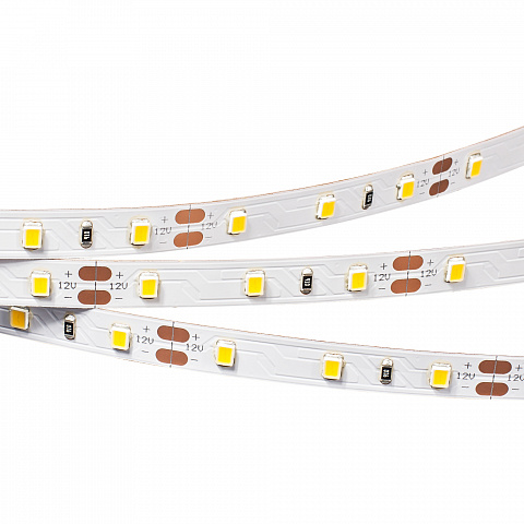 Arlight Лента RT-A60-8mm 12V Warm2400 (7.2 W/m, IP20, 2835, 5m) (7.2 Вт/м, IP20)
