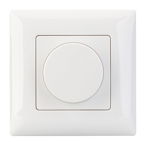 Arlight Панель SMART-P15-DIM-IN White (230V, 1A, TRIAC, Rotary, 2.4G) (IP20 Пластик, 5 лет)