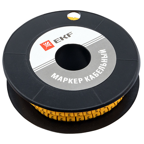 EKF PROxima Маркер кабельный 4,0 мм2 "2" (500 шт.) (ЕС-2)
