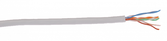 IEK Кабель витая пара U/UTP категории 5E 4 пары PVC 1м сер. GENERICA (305м)