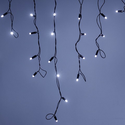 Arlight Светодиодная гирлянда ARD-EDGE-CLASSIC-2400x600-BLACK-88LED-MILK-FLASH White (230V, 6W) (Ardecoled, IP65)