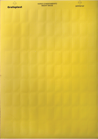 DKC Табличка маркировочная, полиэстер 9х15мм. желтая