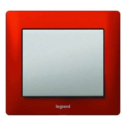 Legrand Galea Life Красный Металл/Magic Red Рамка 1-я