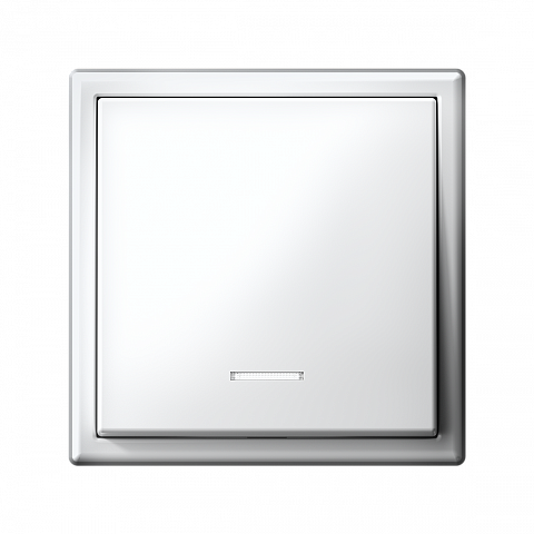 Systeme Electric ArtGallery Белый Выключатель 1-клавишный с подсветкой, сх.1а, 10АХ, механизм