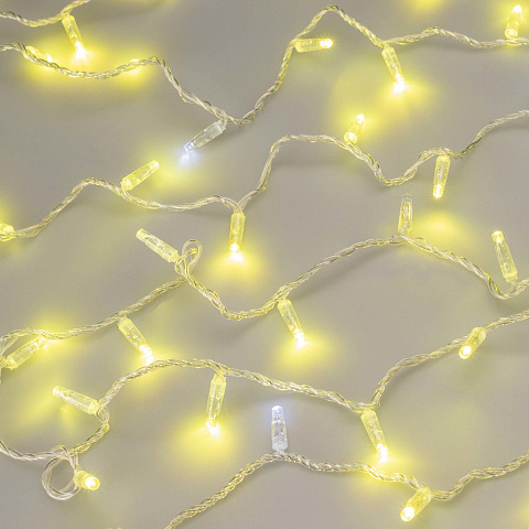 Arlight Светодиодная гирлянда ARD-STRING-CLASSIC-10000-CLEAR-100LED-FLASH Gold (230V, 7W) (Ardecoled, IP65)
