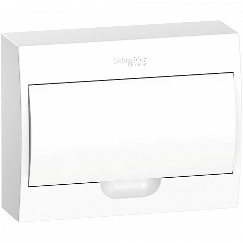 Systeme Electric EASY 9 Корпус навесной с белой дверью 1ряд/12мод, IP40, IK07, 63А, 2 клеммы