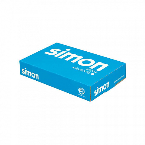 Simon 82 Nature Белый/Белое стекло Рамка 2-ая