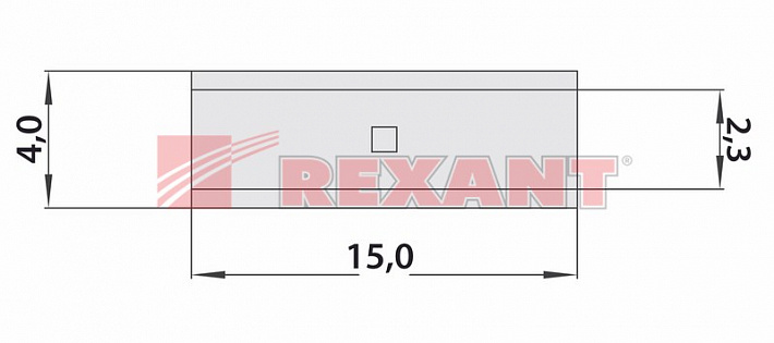 СОЕДИНИТЕЛЬНАЯ ГИЛЬЗА L-15мм 1.5-2.5мм² (ГМЛ (DIN) 2,5) Rexant