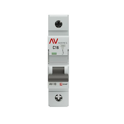 EKF Averes AV-10 Автоматический выключатель  (С) 1P 16A 10kA