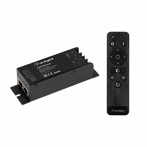 Arlight Диммер VT-S08-1x25A (12-24V, ПДУ Стик 12кн, RF) (IP20 Металл, 3 года)