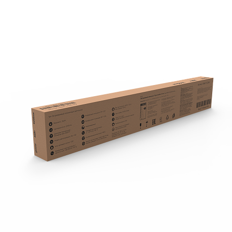 Gauss Светильник офисный 36W 2950lm 6500K IP20 1200*180*19мм призма LED